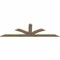 Ekena Millwork Richland Rough Sawn Timber Gable Bracket, Douglas Fir, 108"W x 31 1/2"H x 2"D x 6"F, 7/12 Pitch GBW108X31X0206RIC00RDF - alternate 4